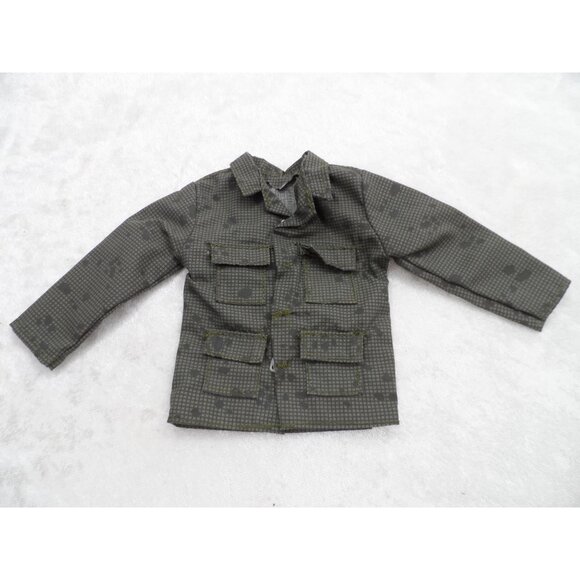 GI Joe Camoflage Uniform with Beret, Mask and Knife - Picture 3 of 7